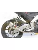 APRILIA RS4 125 2011 - 2018 Ligne complètes & Ovale Silencieux En Inox + En Carbone Tip 200mm