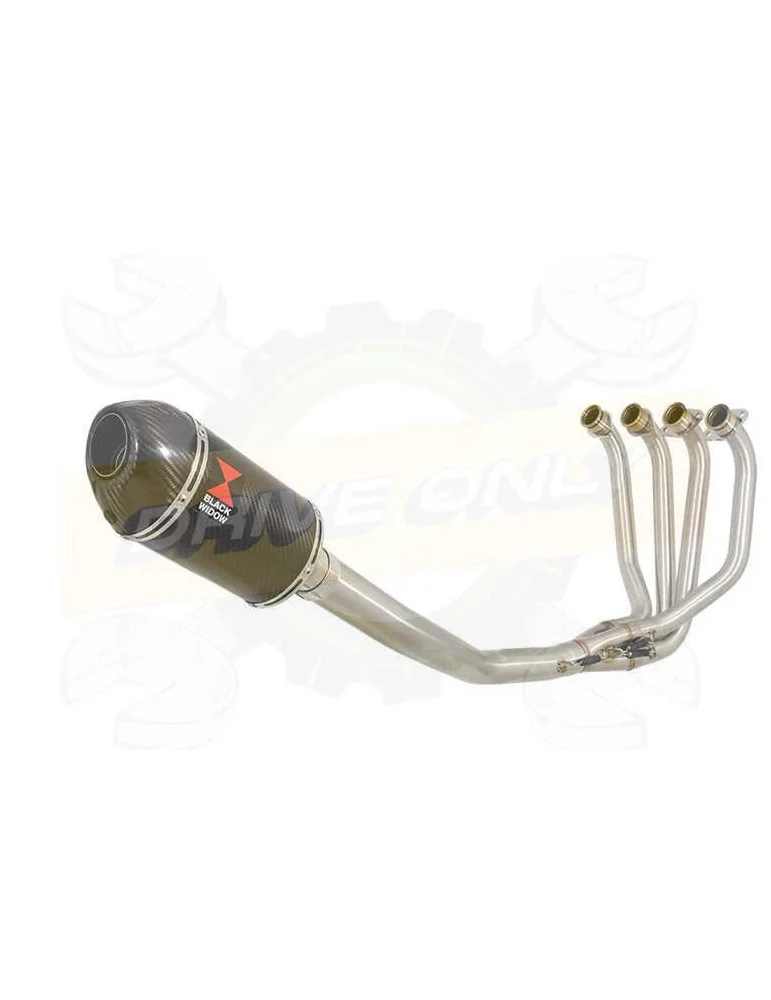 ZRX1200 ZRX 1200 Ligne complètes & Ovale En Carbone Silencieux + En Carbone Tip 200mm