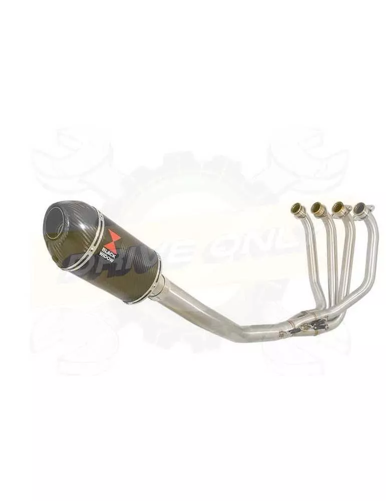 ZRX1200 ZRX 1200 Ligne complètes & Ovale En Carbone Silencieux + En Carbone Tip 200mm