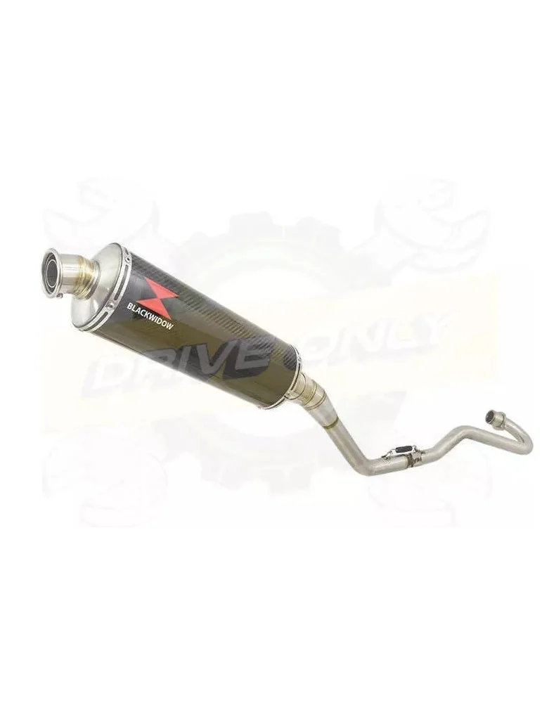 XR125 XR125L 2003-2010 Ligne complète & Silencieux Ovale En Carbone 400mm