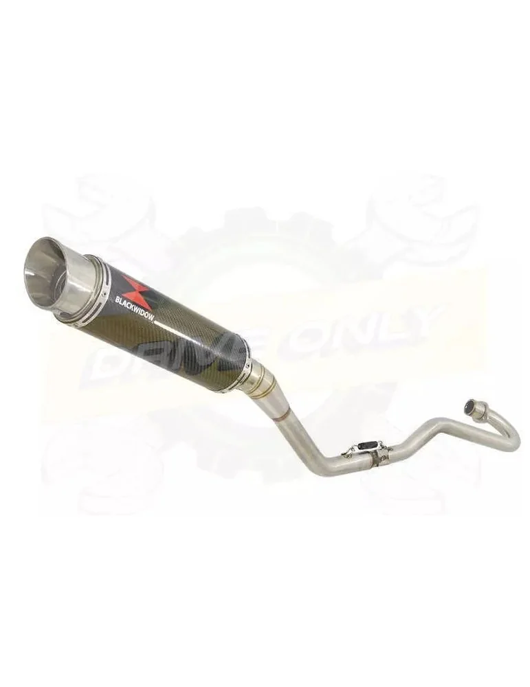 XR125 XR125L 2003-2010 Ligne complète & Silencieux GP Rond En Carbone 360mm