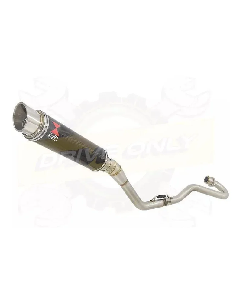 XR125 XR125L 2003-2010 Ligne complète & Silencieux GP Rond En Carbone 350mm