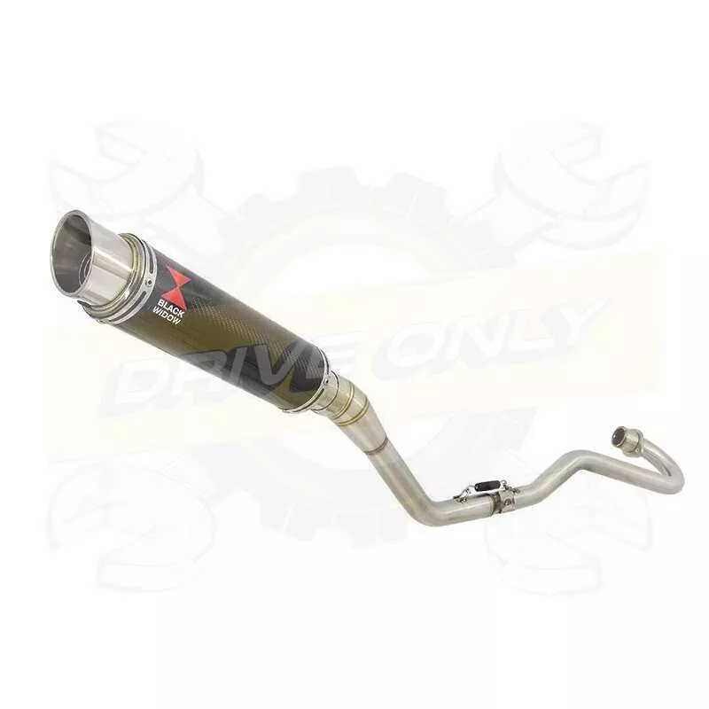 XR125 XR125L 2003-2010 Ligne complète & Silencieux GP Rond En Carbone 350mm
