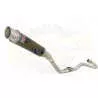 XR125 XR125L 2003-2010 Ligne complète & Silencieux Rond GP Style Noir En Inox 350mm