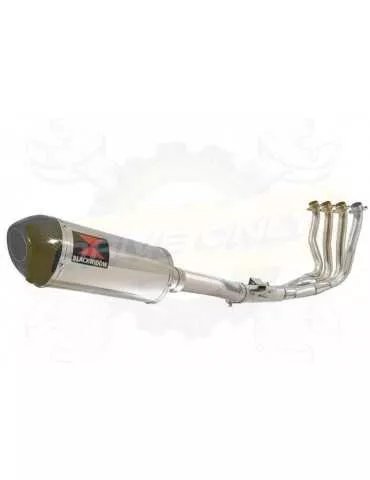 FZ-1N FZ-1 N Ligne complète & Silencieux Ovale En Inox + Canule En Carbone 300mm