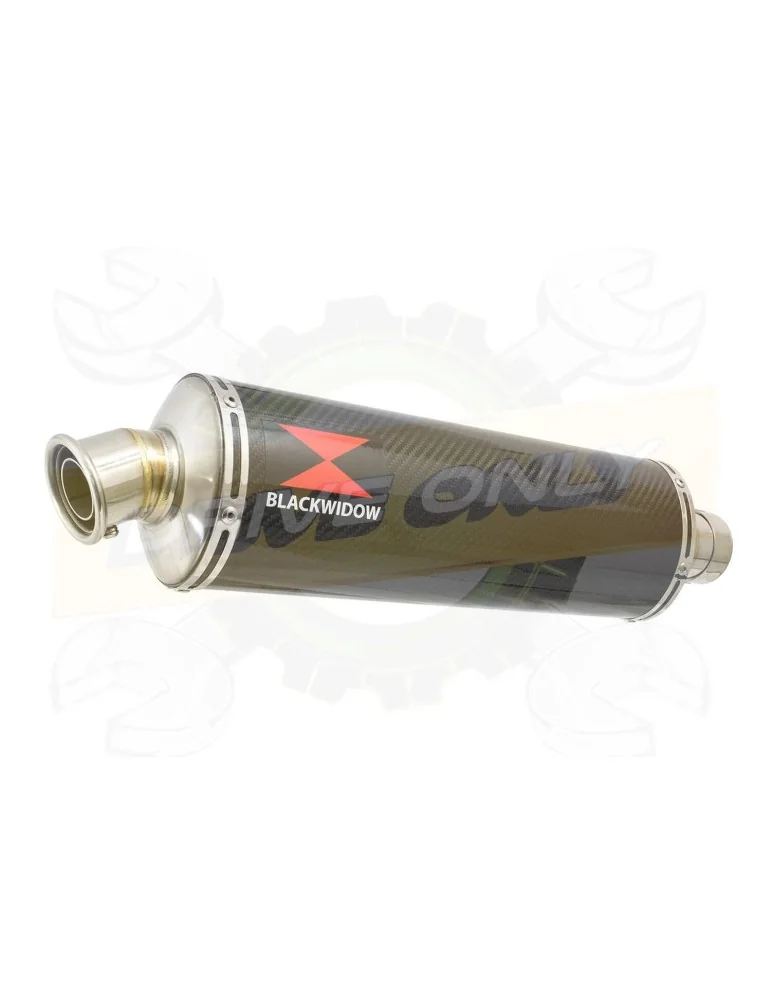FZ-1N FZ-1 N exhaust tube de raccord et Ovale En Carbone Silencieux 400mm