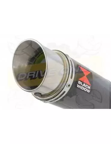 FZ-1N FZ-1 N Tube de raccord et Silencieux Rond En Carbone 200mm