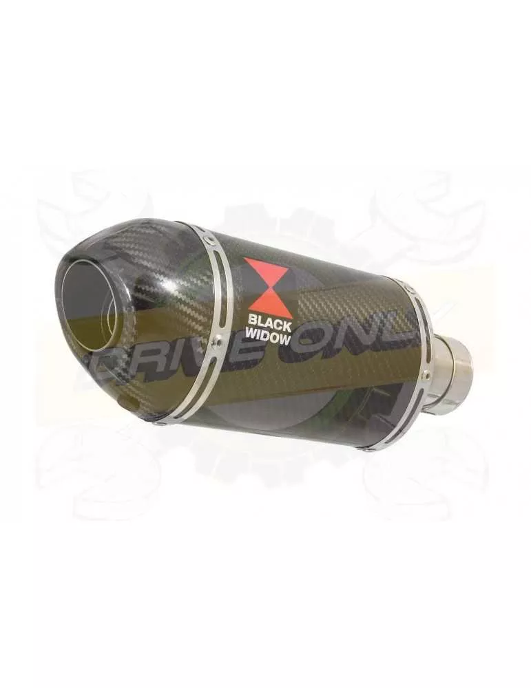 FZ-1N FZ-1 N Tube de raccord et Silencieux Ovale En Carbone 200mm