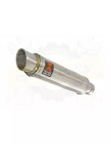 ZX10R Decata / Tube de raccord & Silencieux GP Rond En Inox 360mm