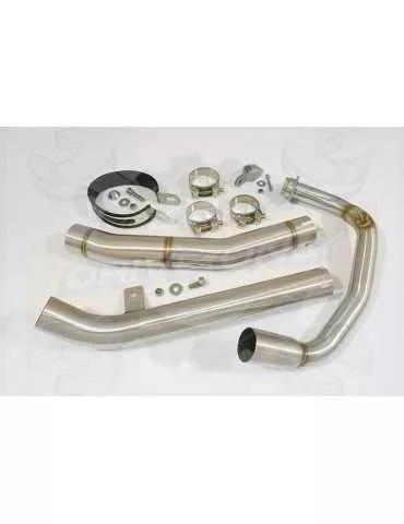 APRILIA RS4 125 2011 - 2018 Ligne complètes & Rond GP Style Noir Silencieux En Inox 350mm