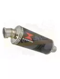 APRILIA RS4 125 2011 - 2018 Ligne complètes & Rond Noir Silencieux En Inox 300mm