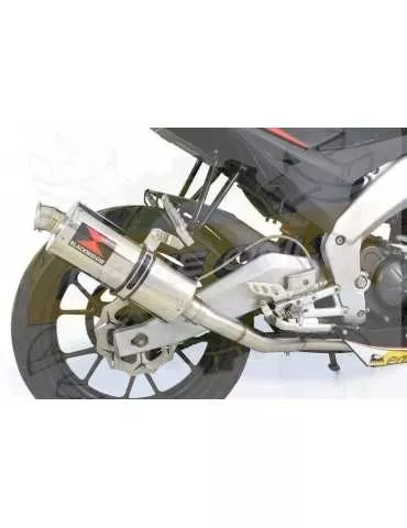 APRILIA RS4 125 2011 - 2018 Ligne complètes & Ovale Silencieux En Inox 300mm