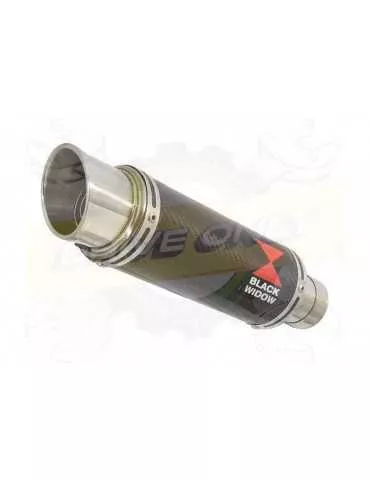 APRILIA RS4 125 2011 - 2018 Ligne complètes & Silencieux GP Rond En Carbone + Canule en Titane 230mm