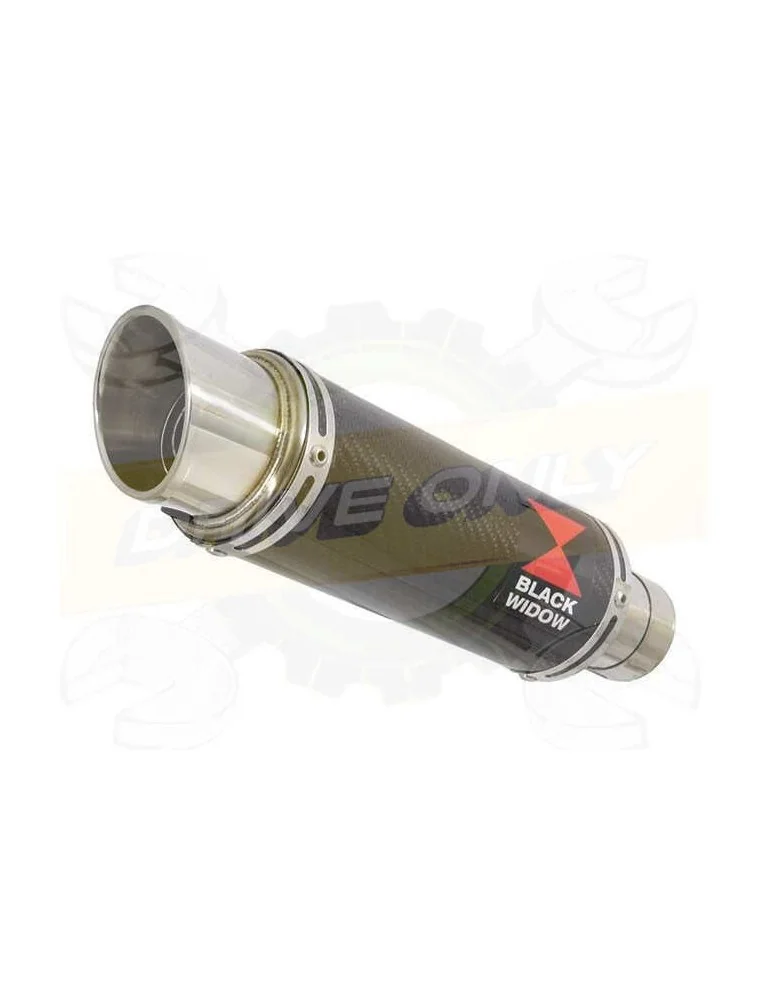 APRILIA RS4 125 2011 - 2018 Ligne complètes & Silencieux GP Rond En Carbone + Canule en Titane 230mm