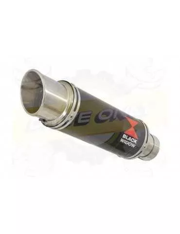 APRILIA RS4 125 2011 - 2018 Ligne complètes & Rond GP Style Noir Silencieux En Inox 230mm