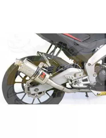 APRILIA RS4 125 2011 - 2018 Ligne complètes & Ovale Silencieux En Inox 230mm