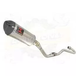 XR125 XR125L 2003-2010 Ligne complète & Silencieux Ovale En Inox + Carbone 300mm