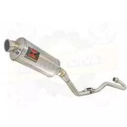 XR125 XR125L 2003-2010 Ligne complète & Silencieux Ovale En Inox 300mm