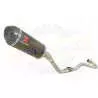 XR125 XR125L 2003-2010 Ligne complète & Silencieux Ovale En Carbone + Carbone 300mm