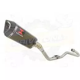 XR125 XR125L 2003-2010 Ligne complète & Silencieux Hexagonale En Carbone + Carbone 300mm