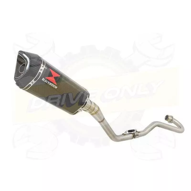 XR125 XR125L 2003-2010 Ligne complète & Silencieux Hexagonale En Carbone + Carbone 300mm