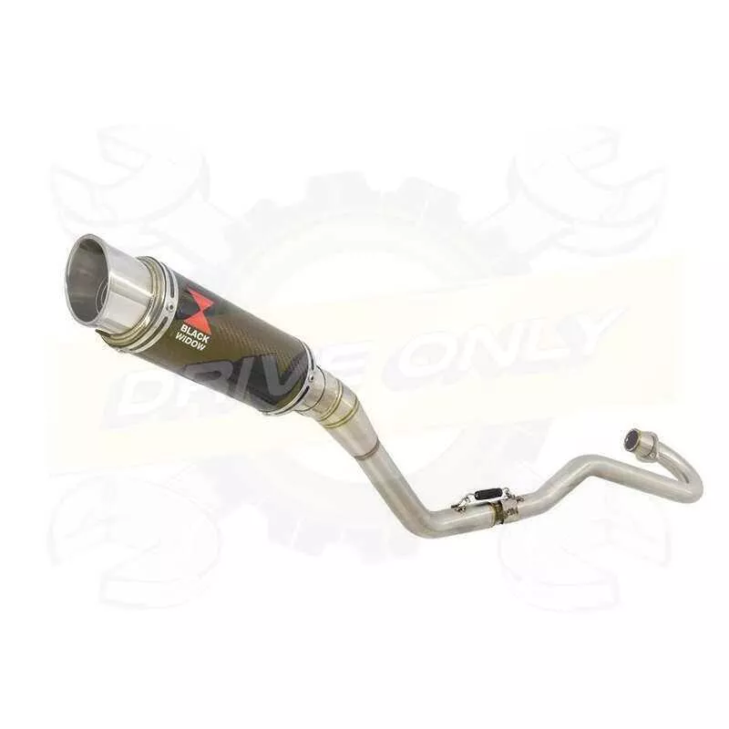 XR125 XR125L 2003-2010 Ligne complète & Silencieux GP Rond En Carbone 230mm