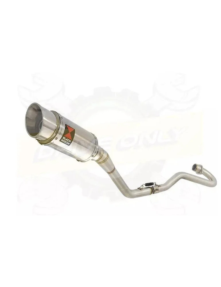 XR125 XR125L 2003-2010 Ligne complète & Silencieux Rond En Inox 200mm