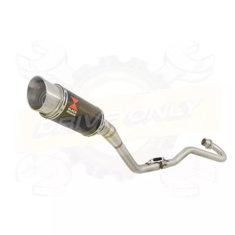 XR125 XR125L 2003-2010 Ligne complète & Silencieux Rond En Carbone 200mm