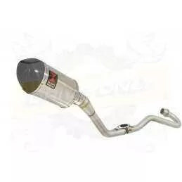 XR125 XR125L 2003-2010 Ligne complète & Silencieux Ovale En Inox + Carbone 200mm