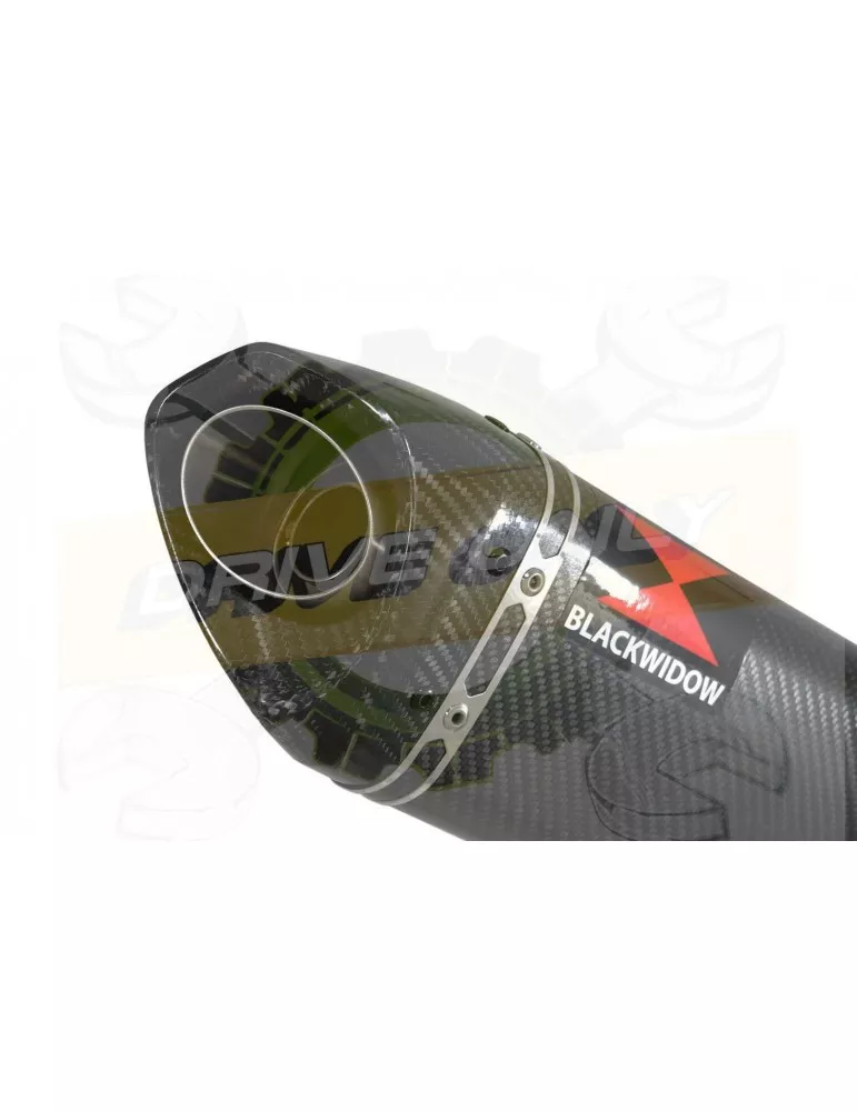  Tri Ovale En Carbone Silencieux & En Carbone Tip 350mm