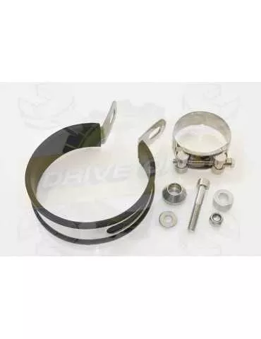 230mm Round GP Style Carbon Fibre Slip On Silencer