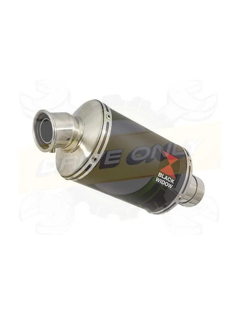 APRILIA RS4 125 2011 - 2018 Ligne complètes & Ovale Noir Silencieux En Inox 230mm