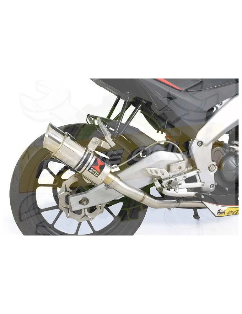 APRILIA RS4 125 2011 - 2018 Ligne complètes & Rond Silencieux En Inox 200mm