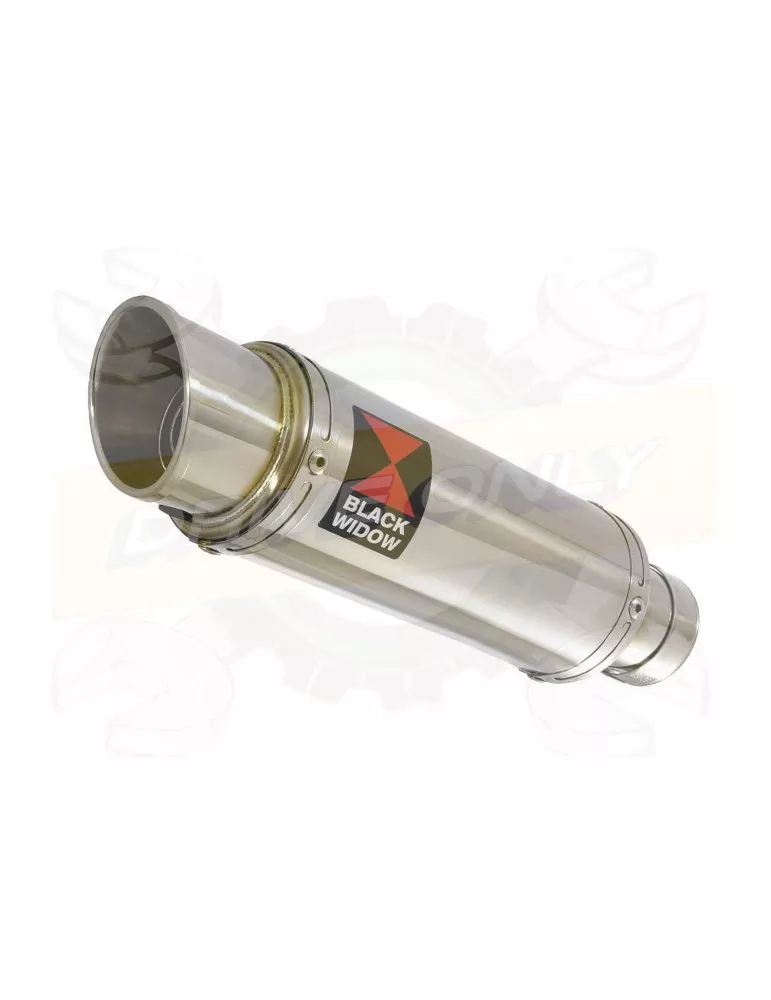 ZX10R Decata / Tube de raccord & Silencieux GP Rond En Inox 230mm