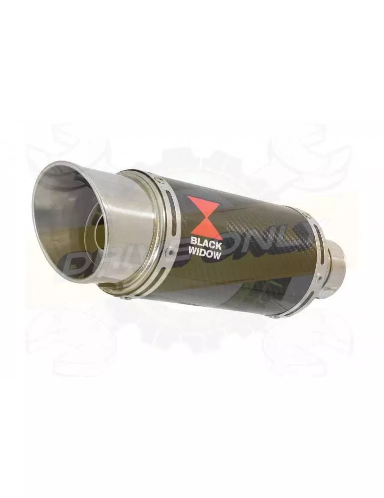 FZ-1S FZ-1 S Tube de raccord et Silencieux Rond En Carbone 200mm