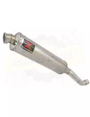 Aprilia Tuono V4R / V4R APRC 2011/2015 Passage Haut Exhaust tube de raccord & Rond Silencieux En Inox 400mm