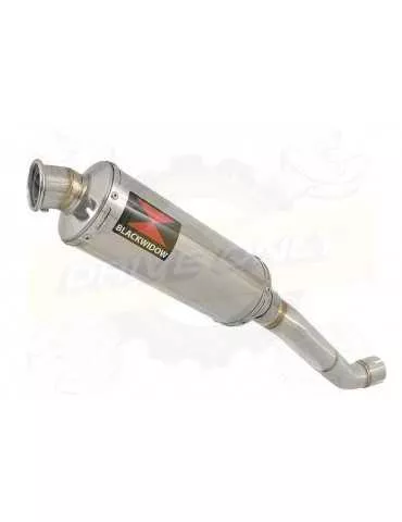 Aprilia Tuono V4R / V4R APRC 2011/2015 Passage Haut Exhaust tube de raccord & Rond Silencieux En Inox 300mm