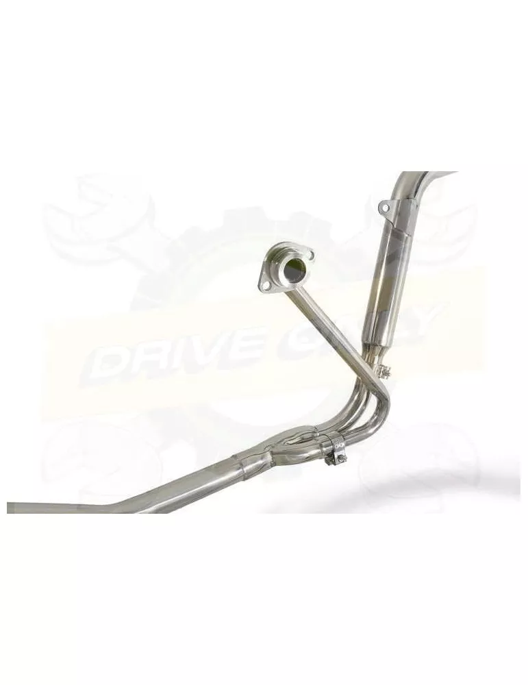 HONDA XL125 VARADERO (JC32) 01-07 Ligne complète & Silencieux Ovale Noir En Inox + Carbone 400mm