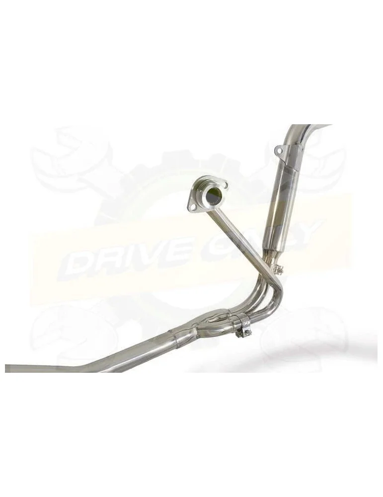 HONDA XL125 VARADERO (JC32) 01-07 Ligne complète & Silencieux GP Rond Noir En Inox 230mm