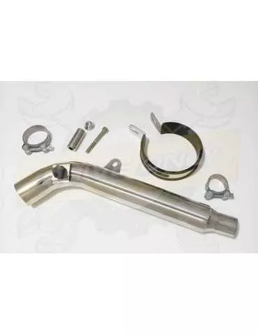HONDA XL125 VARADERO (JC32) 01-07 Tube de raccord et Silencieux GP Rond En Carbone 350mm