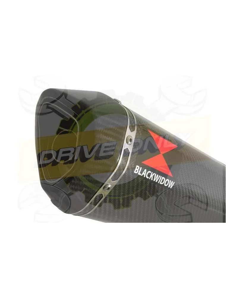 HONDA XL125 VARADERO (JC32) 01-07 Tube de raccord et Silencieux Hexagonale En Carbone 300mm