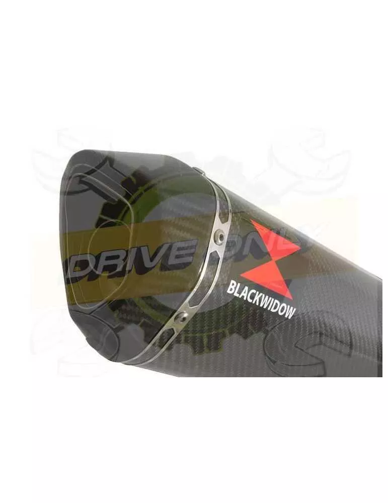 HONDA XL125 VARADERO (JC32) 01-07 Tube de raccord et Silencieux Hexagonale En Carbone 300mm