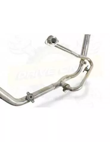 HONDA XL125 VARADERO (JC49) 08-16 Ligne complète & Silencieux GP Rond Noir Inox 350mm