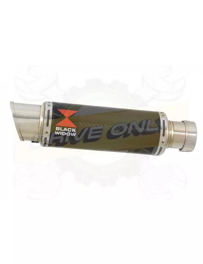 HONDA XL125 VARADERO (JC49) 08-16 Ligne complète & Silencieux Rond En Carbone + Titanium 230mm