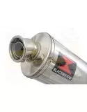 HONDA XL125 VARADERO (JC49) 08-16 Tube de raccord et Silencieux Rond En Inox 300mm
