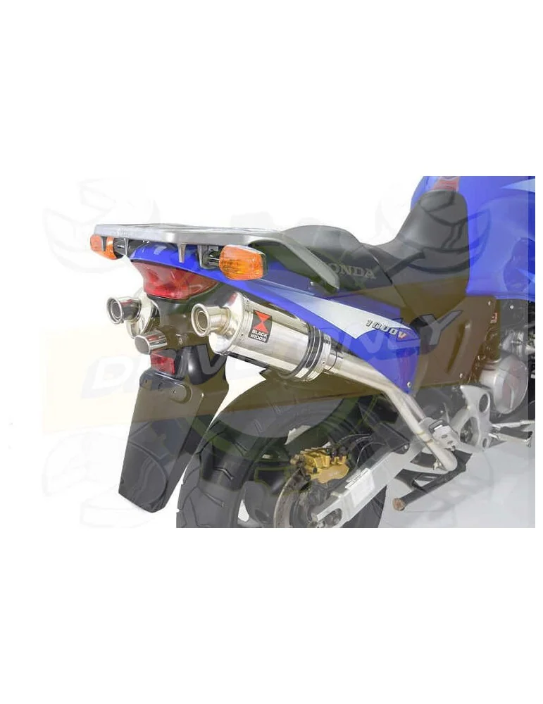 XL1000 V Varadero 1999 - 2014 Par paire Silencieux Kit / Silencieux Ovale En Inox 230mm