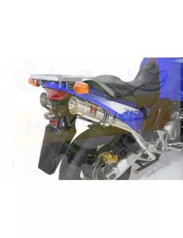 XL1000 V Varadero 1999 - 2014 Par paire Silencieux Kit / Silencieux Rond En Inox 200mm