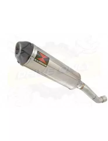 Aprilia RSV4 1000R & Factory 2009/2015 Passage Haut Exhaust tube de raccord & Ovale Silencieux En Inox + En Carbone Tip 400mm