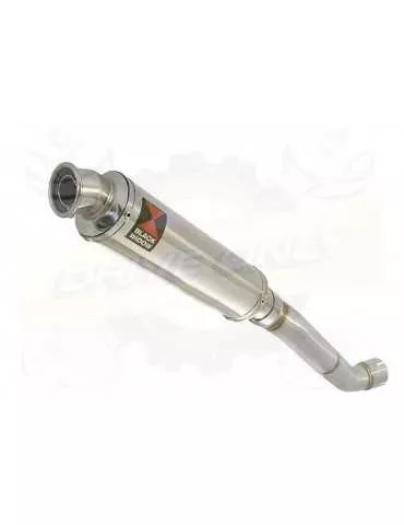 Aprilia RSV4 1000R & Factory 2009/2015 Passage Haut Exhaust tube de raccord & Rond Silencieux En Inox 350mm