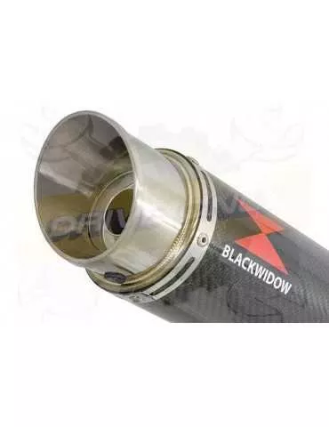Aprilia RSV4 1000R & Factory 2009/2015 Passage Haut Exhaust tube de raccord & Silencieux GP Rond En Carbone 360mm